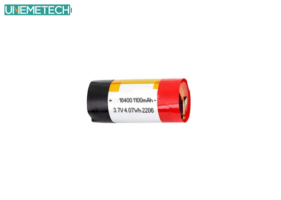 Ποιότητα  3A Discharge Cylindrical Lithium Polymer Battery 18400 3.7V 1100mAh for E-Cigarettes Εργοστάσιο