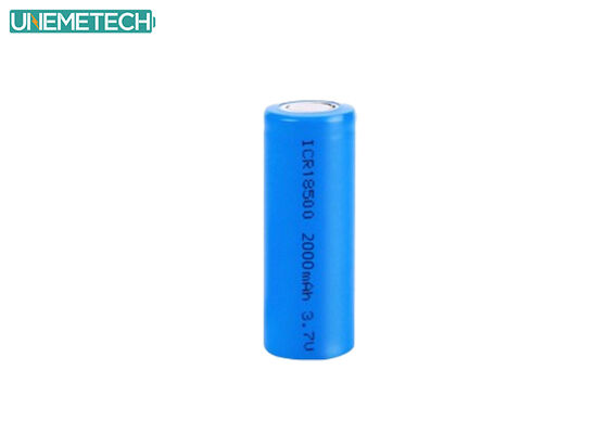 Ποιότητα  18500 3.7V 2000mAh High Capacity Cylindrical Lithium Ion Battery for Power Tools Εργοστάσιο