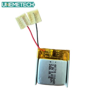 Ποιότητα  3.8V 110mAh 441718 High Voltage Polymer Lithium Ion Battery for Medical Bracelet Εργοστάσιο