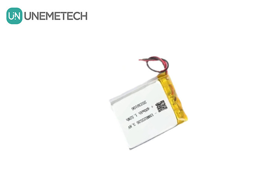 Προσαρμοσμένο 3.8V 400mAh υψηλής τάσης μπαταρία ιόντων λιθίου πακέτο 622526 Για έξυπνα ρολόγια
