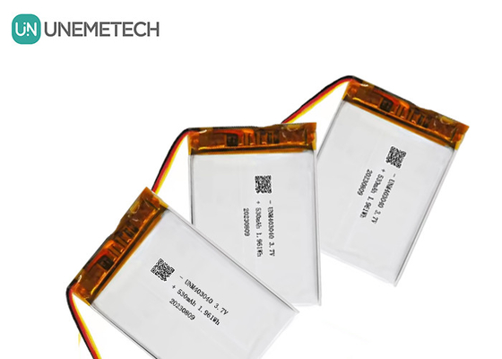 3.7V 530mAh Custom Lithium Polymer Battery 403040 με UL1642 Μεγάλη διάρκεια κύκλου ζωής