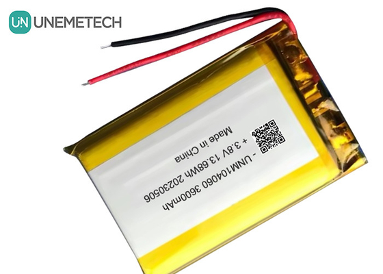 UNEMETECH 4.35V Υψηλής τάσης μπαταρία Lipo 104060 3.8V 3600mAh μπαταρία πολυμερούς ιόντων λιθίου