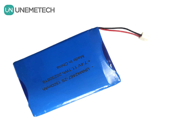 2 κύτταρα μπαταρία πολυμερούς Li 7.4V 1500mAh 2S μπαταρία πολυμερούς Li 424567 για συσκευές ομορφιάς