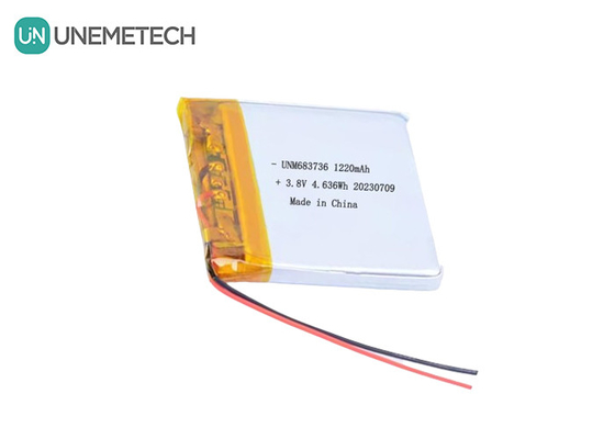 OEM 4.35V Ανωτάτατες μπαταρίες πολυμερούς λιθίου 1220mAh 683736 με μακρά διάρκεια κύκλου ζωής