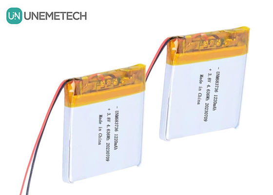 OEM 4.35V Ανωτάτατες μπαταρίες πολυμερούς λιθίου 1220mAh 683736 με μακρά διάρκεια κύκλου ζωής