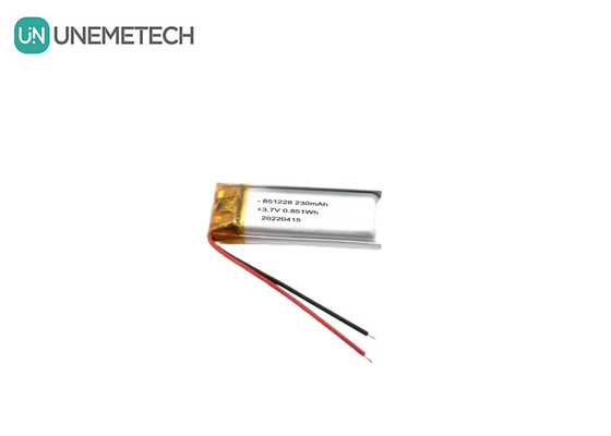 UNEMETECH 230mAh LiPo μπαταρία 3.7V μπαταρία πολυμερούς λιθίου 851228 για πένα τηλεχειριστή
