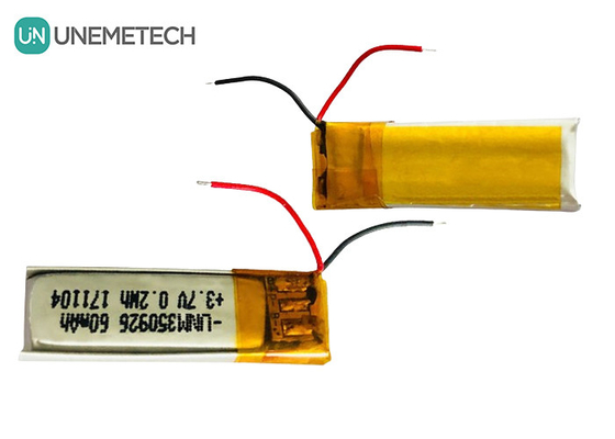 Ανανεώσιμες μπαταρίες Bluetooth Λιθίου Πολυμερούς 350926 / 3.7V 60mAh3