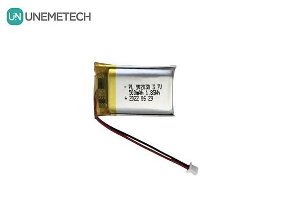 3.7V 500mAh επαναφορτιζόμενη μπαταρία πολυμερούς λιθίου 902030 για φορητές συσκευές