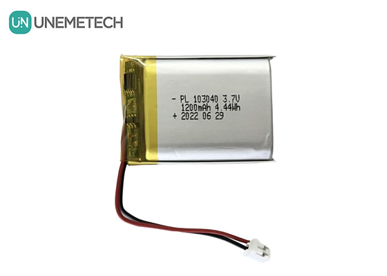 1200mAh επαναφορτιζόμενη μπαταρία πολυμερούς ιόντων λιθίου 3.7V 103040 για καταναλωτικά ηλεκτρονικά