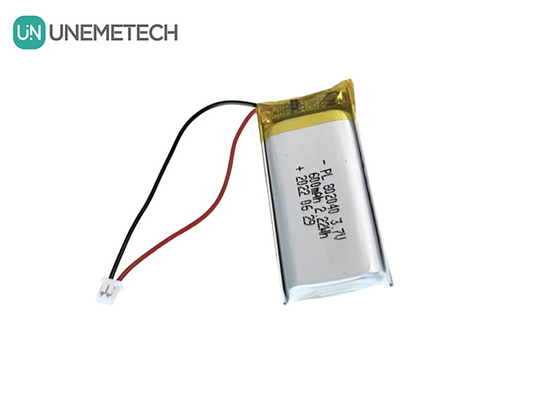 3.7V 600mAh επαναφορτιζόμενη μπαταρία πολυμερούς Li 802040 για ηλεκτρονικά προϊόντα