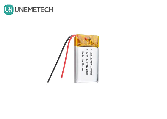 3.7V 80mAh 321525 επαναφορτιζόμενη μπαταρία πολυμερούς ιόντων λιθίου 1C για ηλεκτρονικά προϊόντα