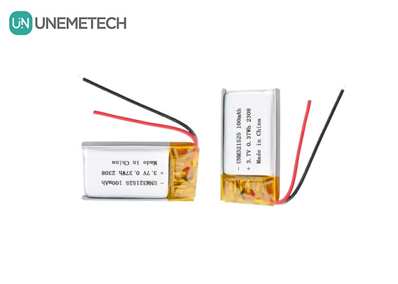 3.7V 80mAh 321525 επαναφορτιζόμενη μπαταρία πολυμερούς ιόντων λιθίου 1C για ηλεκτρονικά προϊόντα