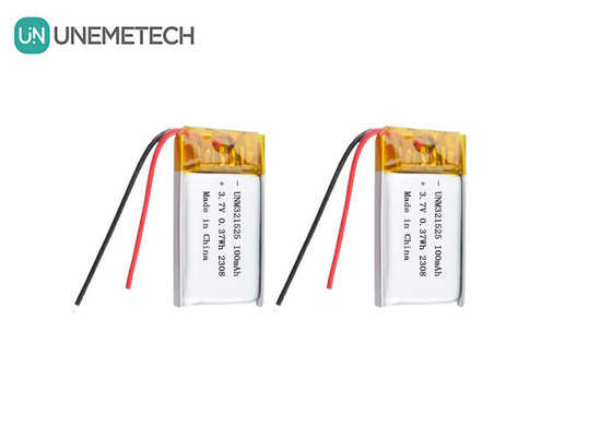 3.7V 80mAh 321525 επαναφορτιζόμενη μπαταρία πολυμερούς ιόντων λιθίου 1C για ηλεκτρονικά προϊόντα