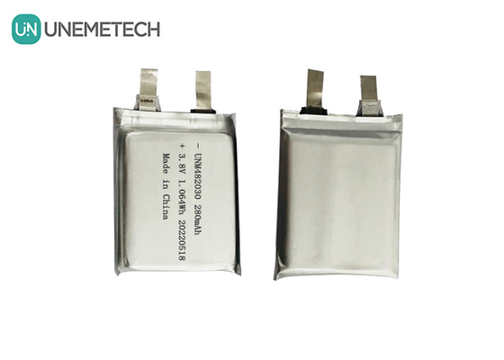 3.8V 280mAh Λίπο μπαταρία 482030 4,35V Λιθιοειδής πολυμερή μπαταρία υψηλής τάσης Εγκρίθηκε CE