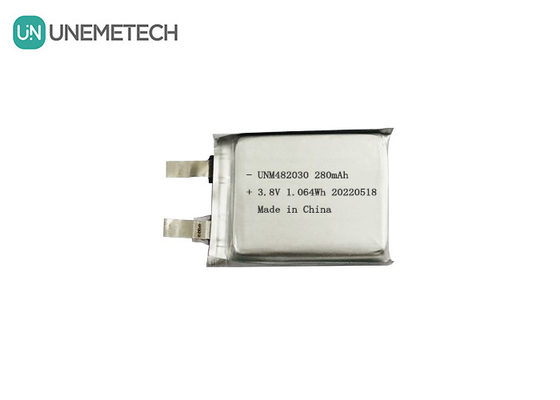 3.8V 280mAh Λίπο μπαταρία 482030 4,35V Λιθιοειδής πολυμερή μπαταρία υψηλής τάσης Εγκρίθηκε CE