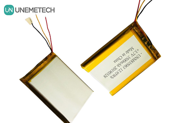 3.7V 3500mAh Custom Μεγάλη μπαταρία πολυμερούς λιθίου 835063 για ιατρικό εξοπλισμό ομορφιάς