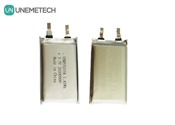 3.7V 500mAh Προσαρμοσμένη επαναφορτιζόμενη μπαταρία πολυμερούς λιθίου 552338 για ψηφιακά προϊόντα 3C