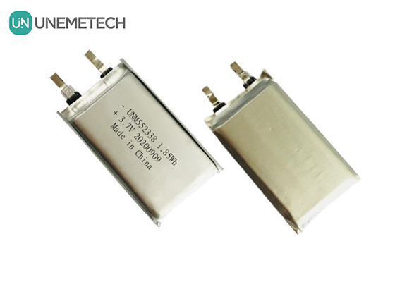 3.7V 500mAh Προσαρμοσμένη επαναφορτιζόμενη μπαταρία πολυμερούς λιθίου 552338 για ψηφιακά προϊόντα 3C