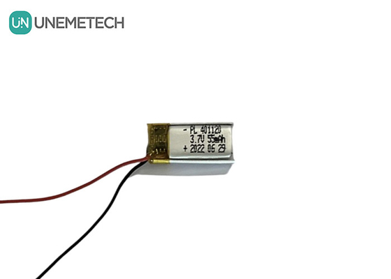 3.7V 55mAh Μικρή μπαταρία πολυμερούς λιθίου 401120 μπαταρία πολυμερούς λιθίου για μικρά έξυπνα φώτα LED