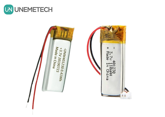 401230 Λιθιοπολυμερή μπαταρία 3.7V 110mAh επαναφορτιζόμενη μπαταρία Lipo για ακουστικά