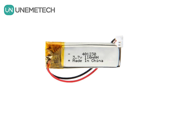 401230 Λιθιοπολυμερή μπαταρία 3.7V 110mAh επαναφορτιζόμενη μπαταρία Lipo για ακουστικά