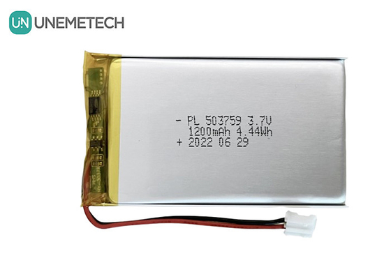 Ανανεώσιμη μπαταρία πολυμερούς Li 3.7V 1200mAh 503759 μπαταρία πολυλιθίου για παίκτη συμβουλών