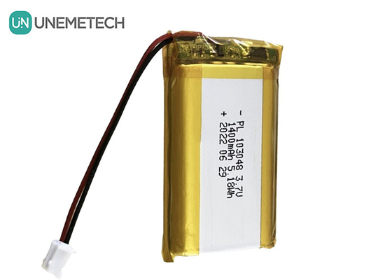 3.7V 1400mAh επαναφορτιζόμενη μπαταρία πολυμερούς λιθίου 103048 μπαταρία πολυμερούς ιόντων λιθίου για ψηφιακές συσκευές