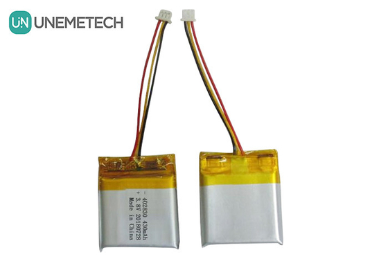 Υψηλής τάσης μπαταρία Li-πολυμερούς 402830 3.8V 430mAh HV μπαταρίες LiPo για ιατρική συσκευή
