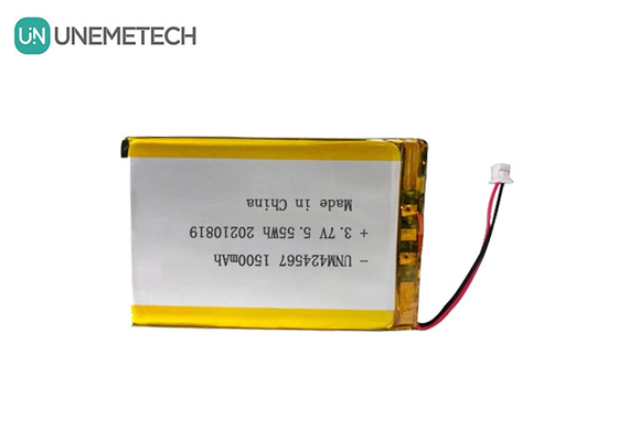 424567 Ανανεώσιμη μπαταρία Li-po 3.7V 1500mah