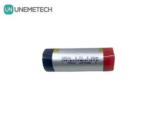 3A κυλινδρική μπαταρία LiPo 3.7V 1600mAh 18500 μπαταρία πολυμερούς λιθίου για καταναλωτικά ηλεκτρονικά