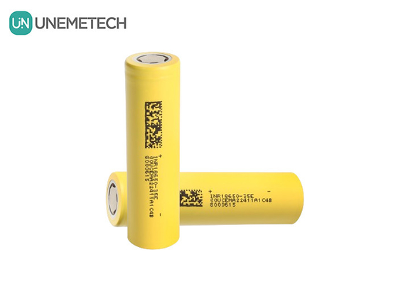 INR18650-35E 3500mAh 18650 μπαταρία 10A 3.7V κυλινδρική κυψέλη ιόντων λιθίου για σύστημα αποθήκευσης ενέργειας