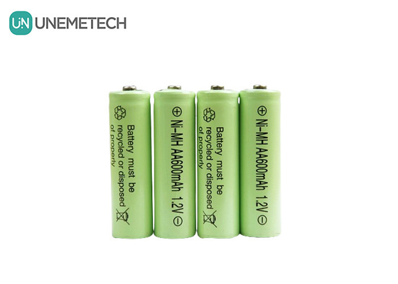 Μακρό κύκλο ζωής NiMH AA 1.2V 600mAh επαναφορτιζόμενη μπαταρία AA600 για παιχνίδια