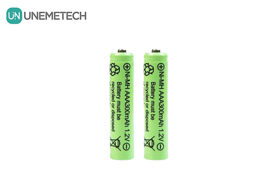 Ni-MH AAA μπαταρία 1.2V 300mAh επαναφορτιζόμενη μπαταρία για ηλιακά φώτα και τηλεχειριστή
