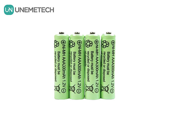 Ni-MH AAA μπαταρία 1.2V 300mAh επαναφορτιζόμενη μπαταρία για ηλιακά φώτα και τηλεχειριστή