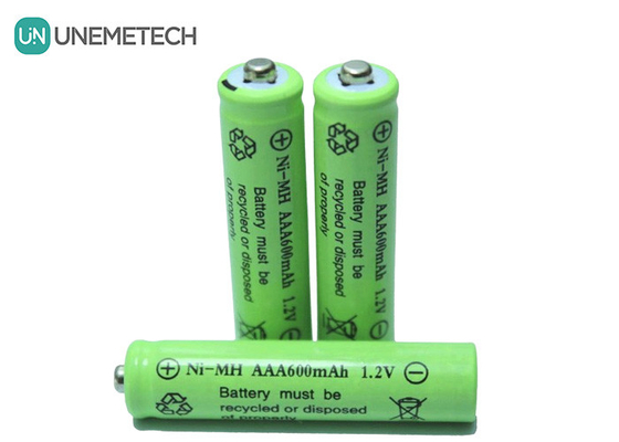 AAA 1.2V 600mAh επαναφορτιζόμενες μπαταρίες NiMH AAA600 για ηλεκτρονικά παιχνίδια