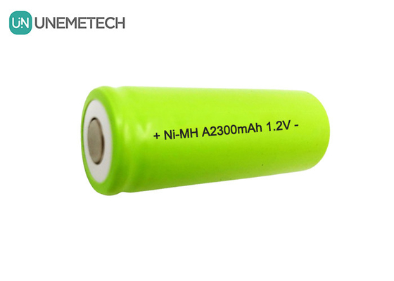 UNEMETECH Ni-MH A 2300mAh μπαταρία 1.2V A2300 μπαταρίες νικελίου μεταλλικού υδρογόνου για μικρορορομπότ