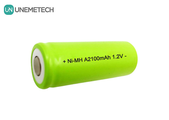 NiMH A2100mAh μπαταρία 1.2V A 2100mAh επαναφορτιζόμενη μπαταρία για φακό