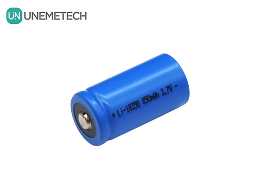 3.7v 850mah Λιθιοϊονική μπαταρία επαναφορτιζόμενη 18350 NCM μπαταρία για φορητή ηλεκτρική σκούπα