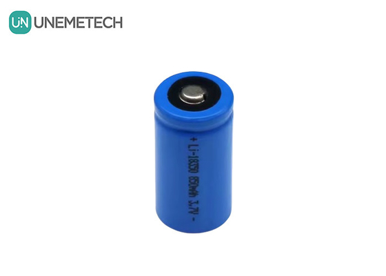 3.7v 850mah Λιθιοϊονική μπαταρία επαναφορτιζόμενη 18350 NCM μπαταρία για φορητή ηλεκτρική σκούπα