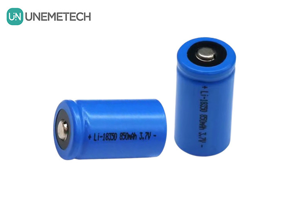 3.7v 850mah Λιθιοϊονική μπαταρία επαναφορτιζόμενη 18350 NCM μπαταρία για φορητή ηλεκτρική σκούπα