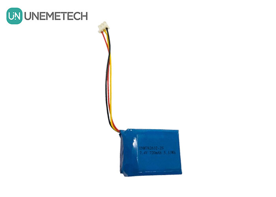 2S 7.4V Li-Polymer μπαταρία 782632 720mAh Custom Lipo μπαταρία