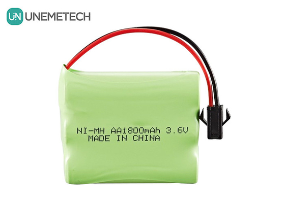 3.6V NiMH μπαταρίες 1800mAh επαναφορτιζόμενες μπαταρίες AA για τηλεχειριστήριο παιχνιδάκι αυτοκίνητο