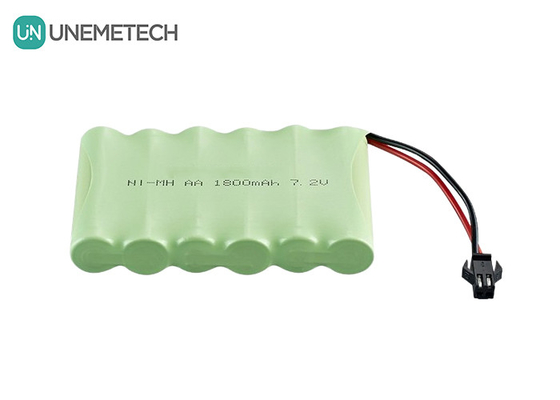 7.2V NiMH μπαταρίες 1800mAh μπαταρίες νικελίου μεταλλικού υδρογόνου για τηλεχειριζόμενο όχημα