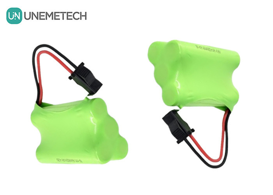 Ni-MH AAA επαναφορτιζόμενη μπαταρία 4.8V 4S NiMH μπαταρίες 900mAh για όργανο