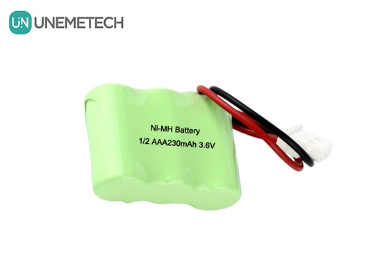 1/2AAA NiMH επαναφορτιζόμενες μπαταρίες 3.6V 230mAh