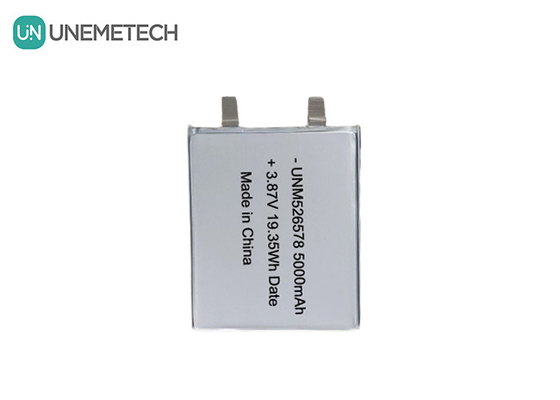 526578 3.87V Υψηλής τάσης μπαταρία LiPo 5000mAh 4.45V Τύπος τάσης