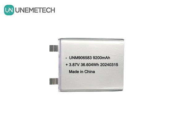 3.87V 9200mAh 906583 Ηλεκτρική μπαταρία ιόντων λιθίου υψηλής τάσης