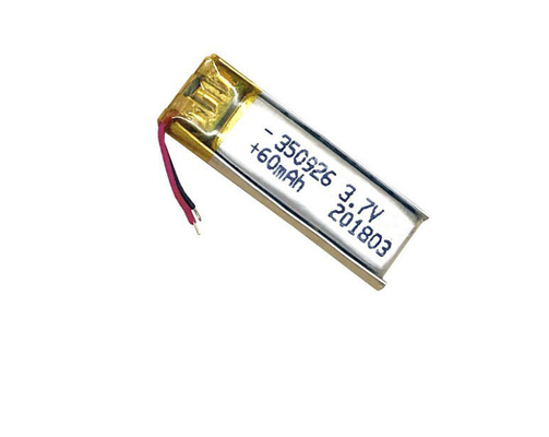 Ανανεώσιμες μπαταρίες Bluetooth Λιθίου Πολυμερούς 350926 / 3.7V 60mAh3