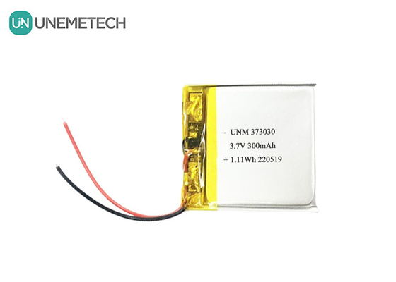 3.7V 300mAh LiPo επαναφορτιζόμενη μπαταρία 373030 για ομιλητή Bluetooth