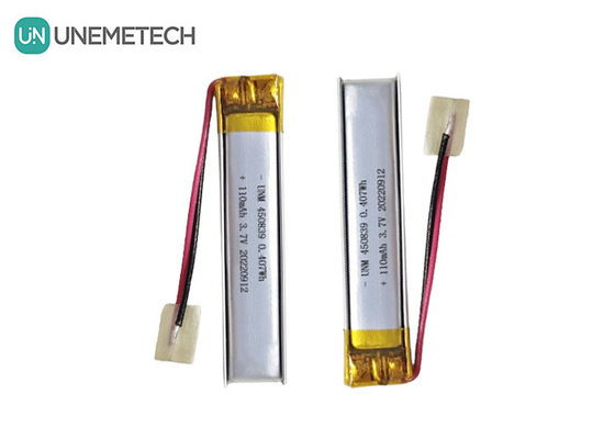 Σχεδιασμός ακρίβειας 3.7V 110mAh LiPo μπαταρία επαναφορτιζόμενη μπαταρία πολυμερούς λιθίου 450839